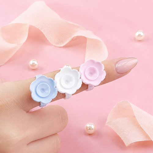 "NEW" Flower Shape Glue Ring