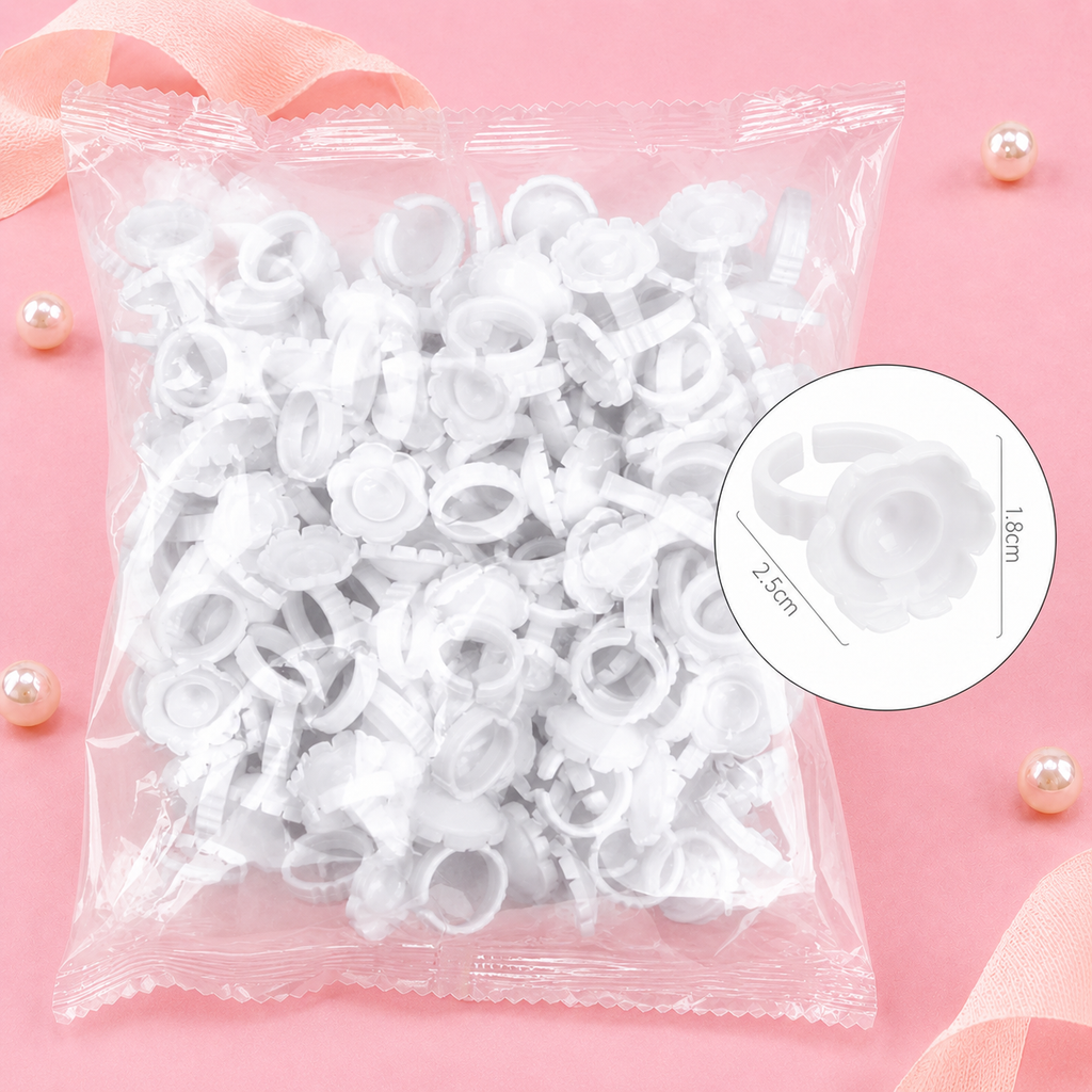 "NEW" Flower Shape Glue Ring