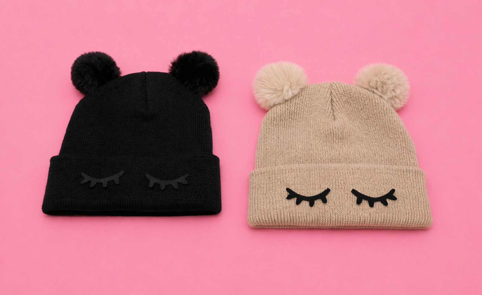 Lash Pom Beanies – Kids