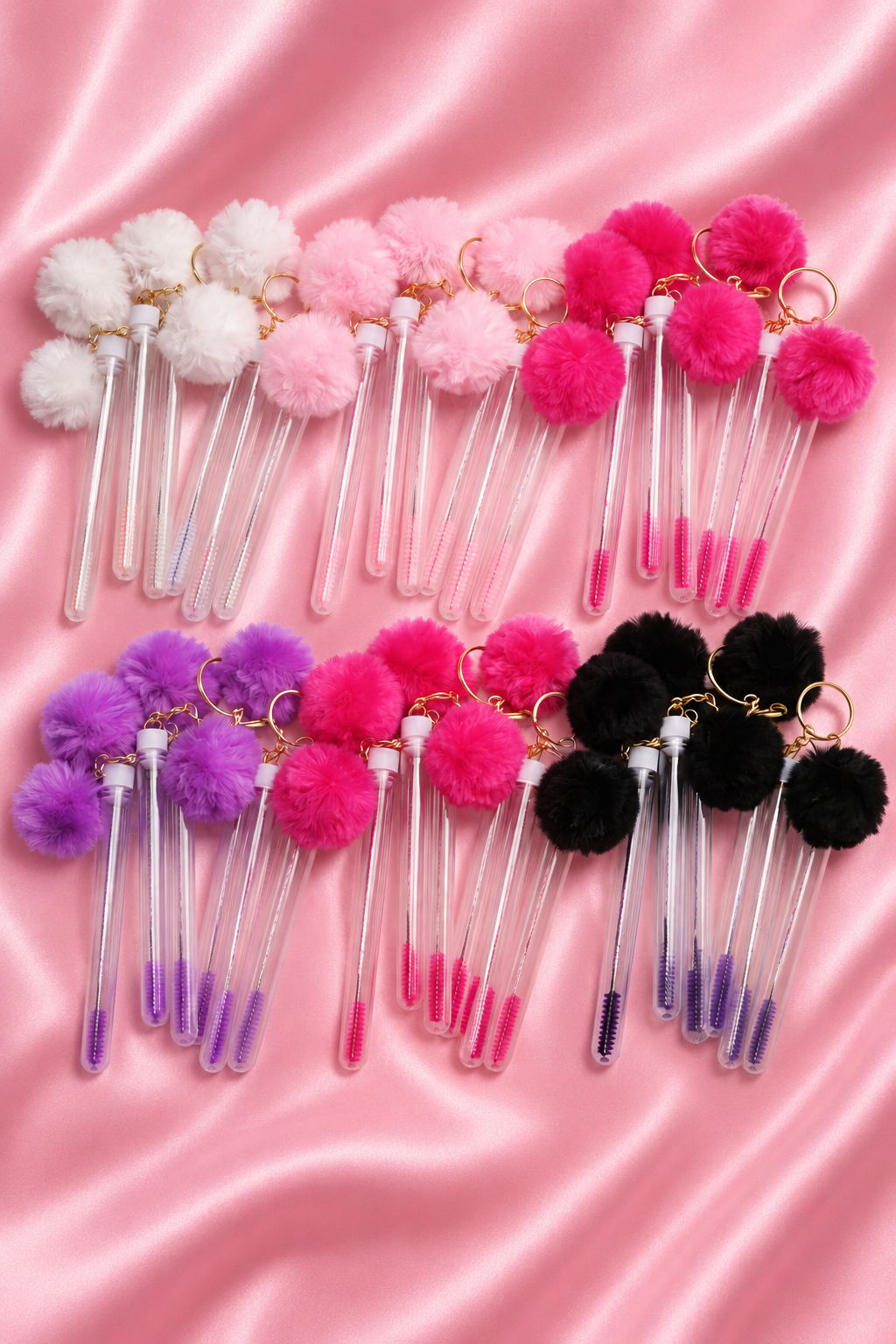 Fluffy Pom Pom Mascara Wands