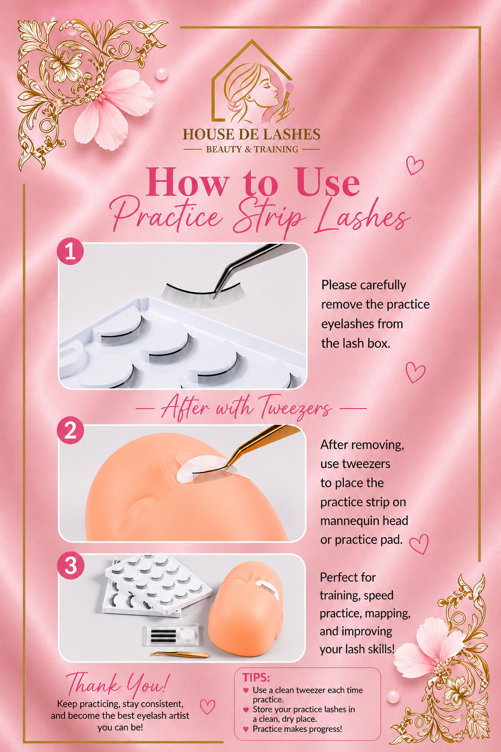 Practice Strip Lashes