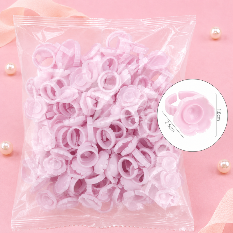 "NEW" Flower Shape Glue Ring