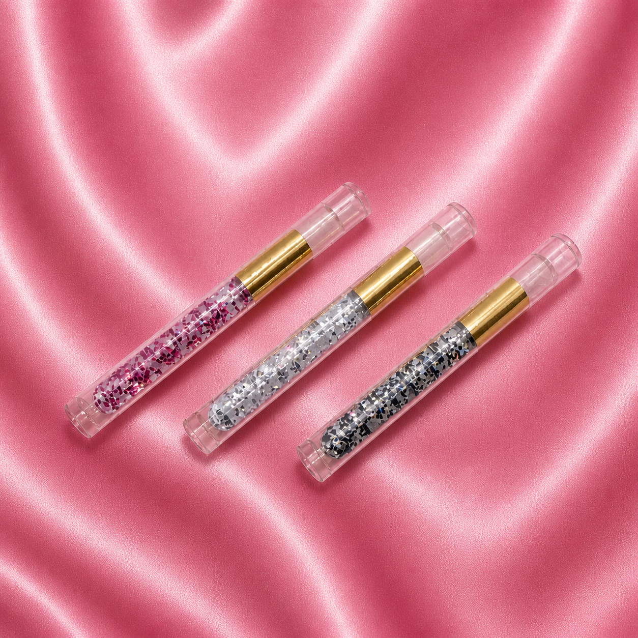 Glitter Lash Cleansing Brush With Storage Tube