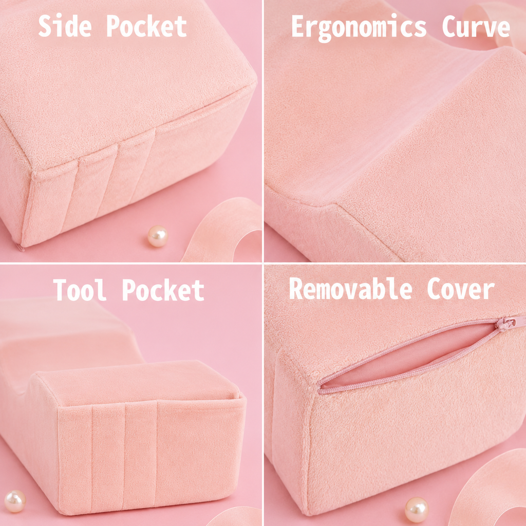 Velvet Neck Eyelash Extension Lash Pillows