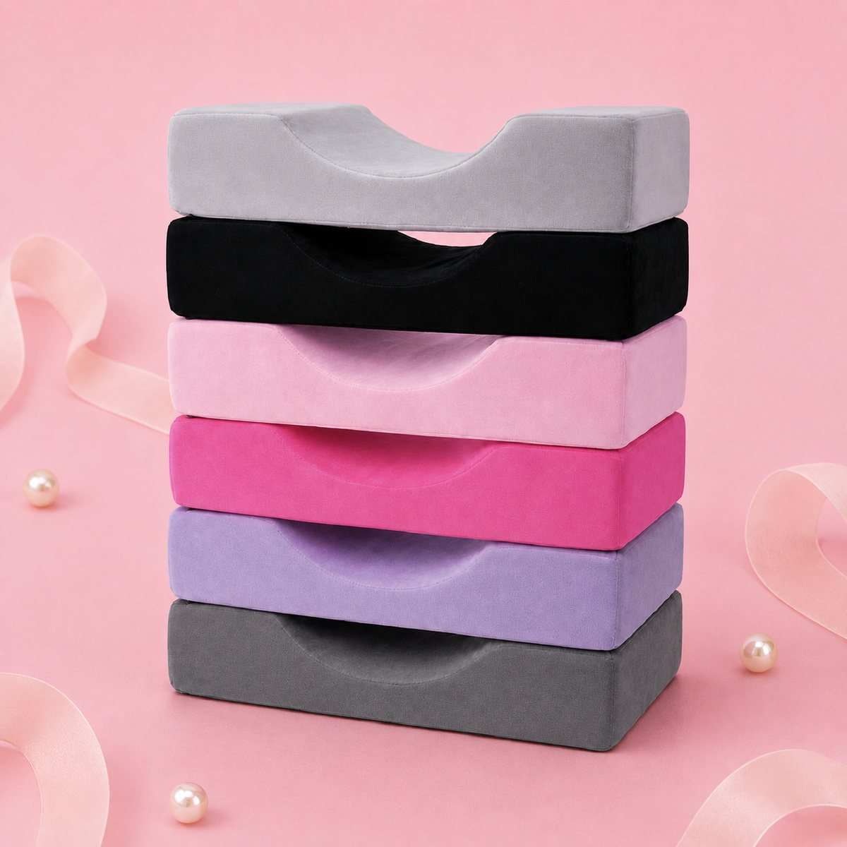 Velvet Neck Eyelash Extension Lash Pillows